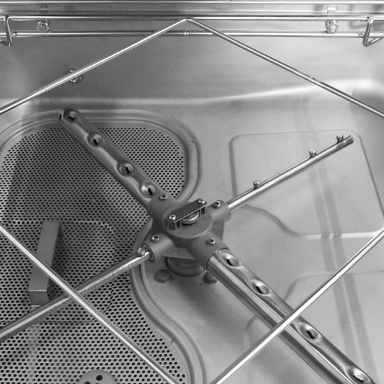 Jet Tech 757-E 26" High Hood Door Type Dishwasher High Temperature Dishwasher, 60 racks/hr