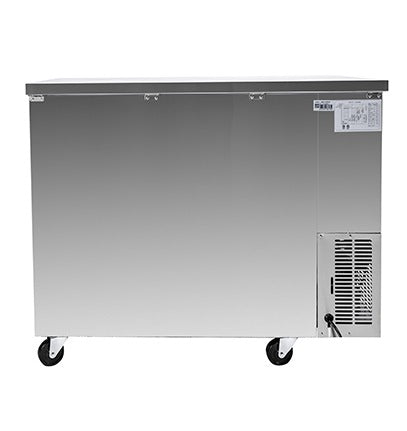 Saba SBB-24-48SS Stainless Steel Back Bar Cooler – 48" Refrigerated Unit with Digital Temperature Control