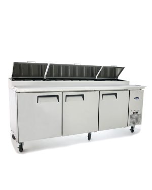 Atosa MPF8203GR — 93″ Refrigerated Pizza Prep. Table