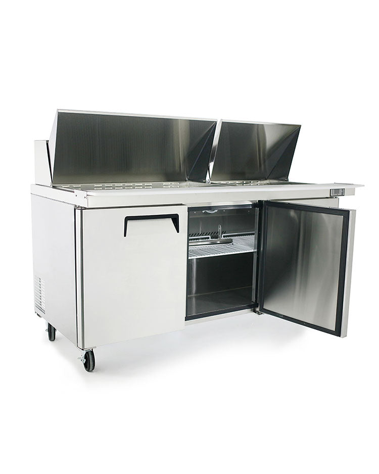 Atosa MSF8308GR — 72″ Refrigerated Mega Top Sandwich Prep. Table