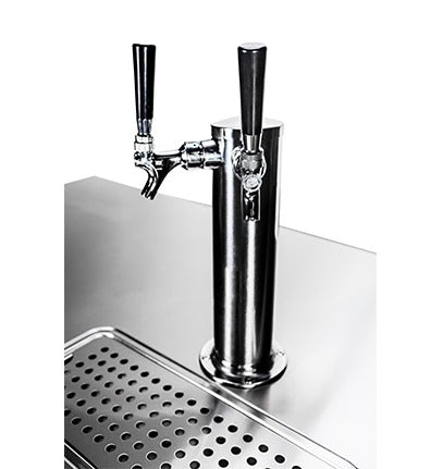 Saba SDD-27-58 Direct Draw Beer Dispenser – 58" Commercial Stainless Steel Draft Beer Cooler