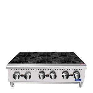 Atosa ACHP-6 — 36″ Six (6) Burner Hot Plate