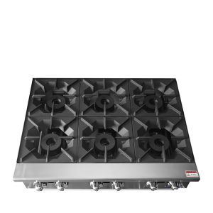 Atosa ACHP-6 — 36″ Six (6) Burner Hot Plate