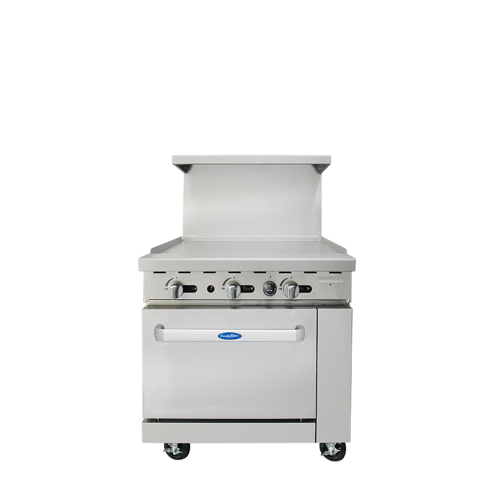 Atosa AGR-36G — 36″ Gas Range with 36″ Griddle