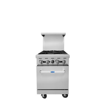 Atosa AGR-4B — 24″ Gas Range with Four (4) Open Burners