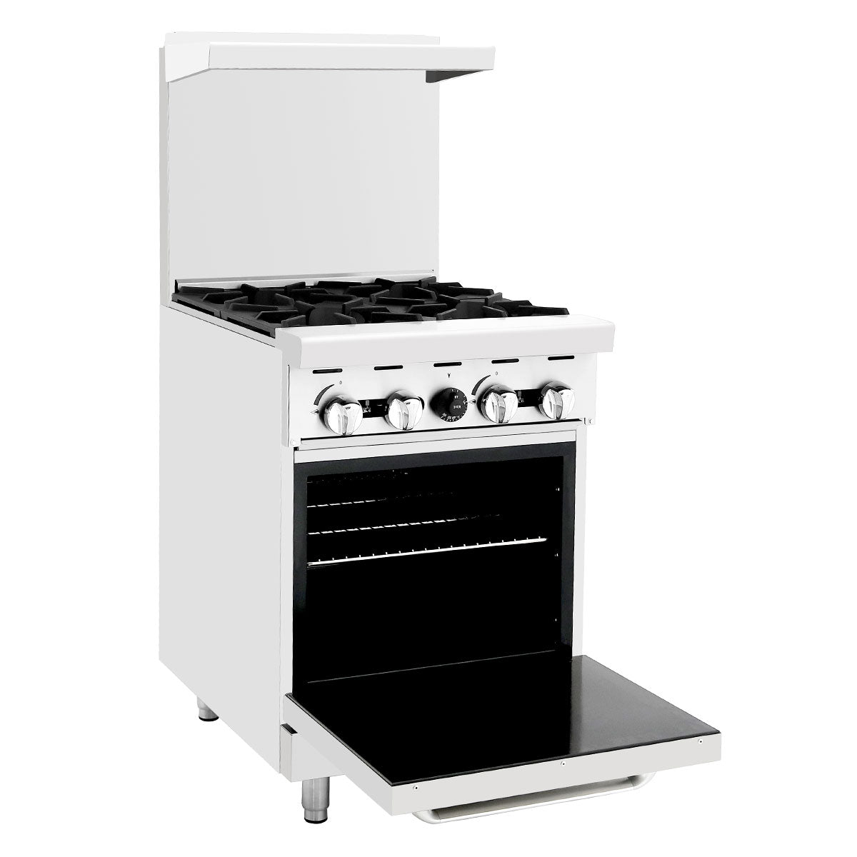 Atosa AGR-4B — 24″ Gas Range with Four (4) Open Burners