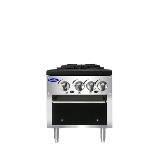 Atosa ATSP-18-2L — Double Stock Pot Stove, Low Height