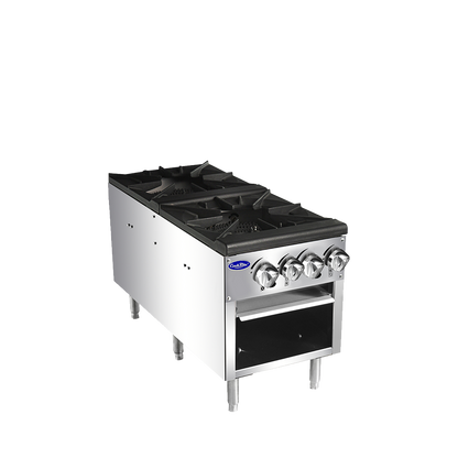 Atosa ATSP-18-2L — Double Stock Pot Stove, Low Height