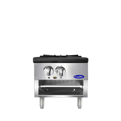 Atosa ATSP-18-1L — Single Stock Pot Stove, Low Height