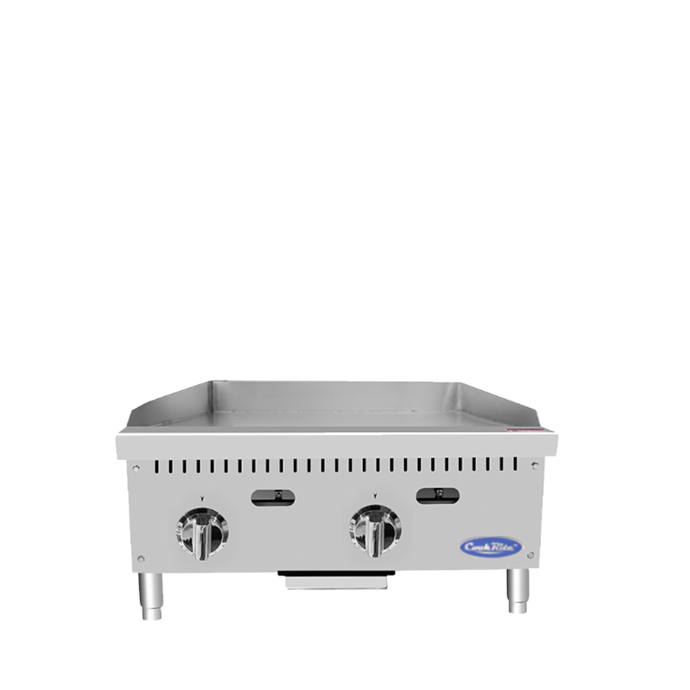 Atosa ATTG-24 — 24″ Thermostatic Griddle with 1″ Griddle Plate