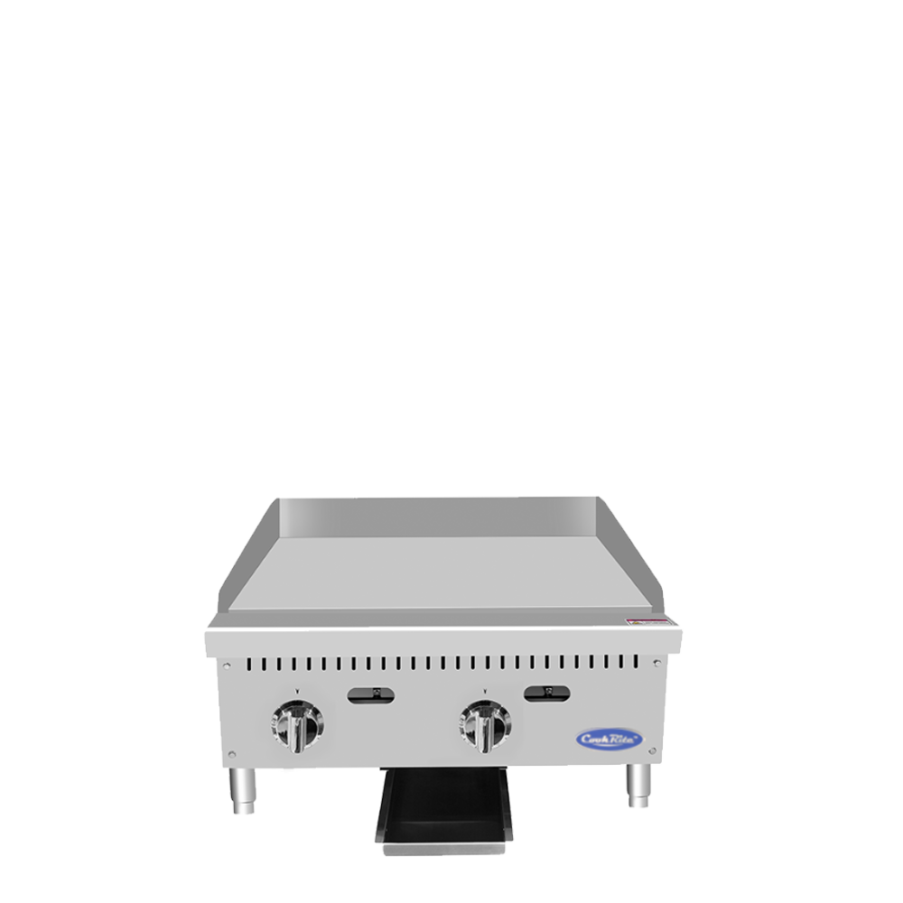 Atosa ATTG-24 — 24″ Thermostatic Griddle with 1″ Griddle Plate