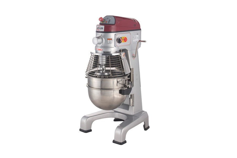Axis AX-M30 30-Quart Commercial Planetary Mixer – 3-Speed, Gear Drive, Digital Timer