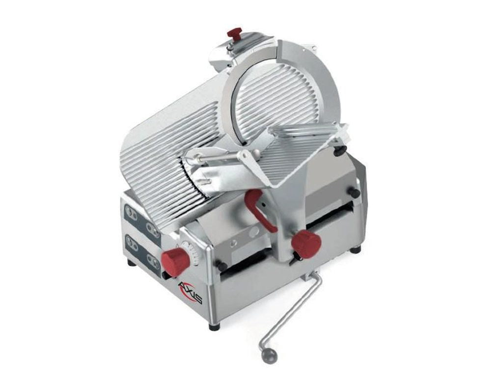 Axis AX-S13GAIX Manual Food Slicer – 13" Blade, Heavy-Duty Aluminum Construction