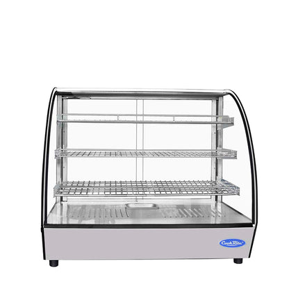 Atosa CHDC-44 — Countertop Heated Curved Display Case (4.4 cu ft)