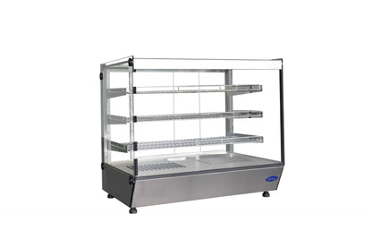 Atosa CHDS-53 — Countertop Heated Square Display Case (5.3 cu ft)