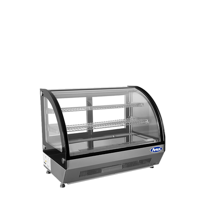 Atosa CRDC-35 — Countertop Refrigerated Curved Display Case (3.5 cu ft)