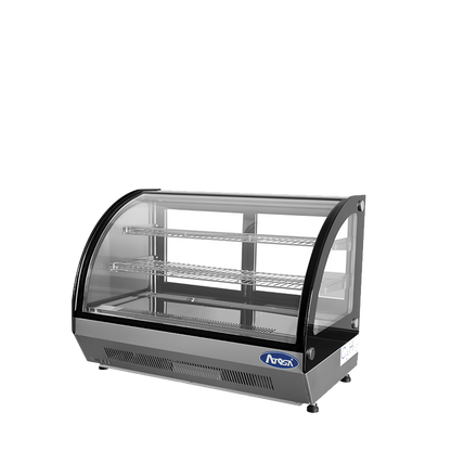 Atosa CRDC-46 — Countertop Refrigerated Curved Display Case (4.6 cu ft)