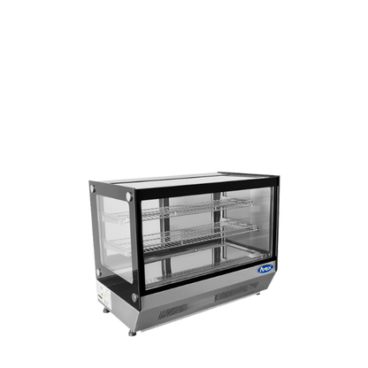 Atosa CRDS-42 — Countertop Refrigerated Square Display Case (4.2 cu ft)