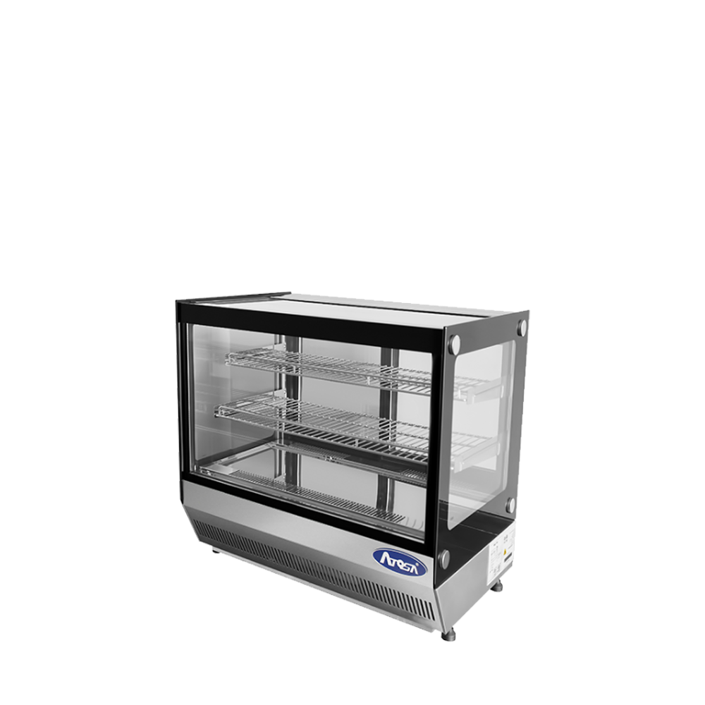 Atosa CRDS-42 — Countertop Refrigerated Square Display Case (4.2 cu ft)