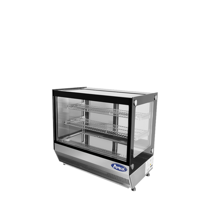 Atosa CRDS-42 — Countertop Refrigerated Square Display Case (4.2 cu ft)