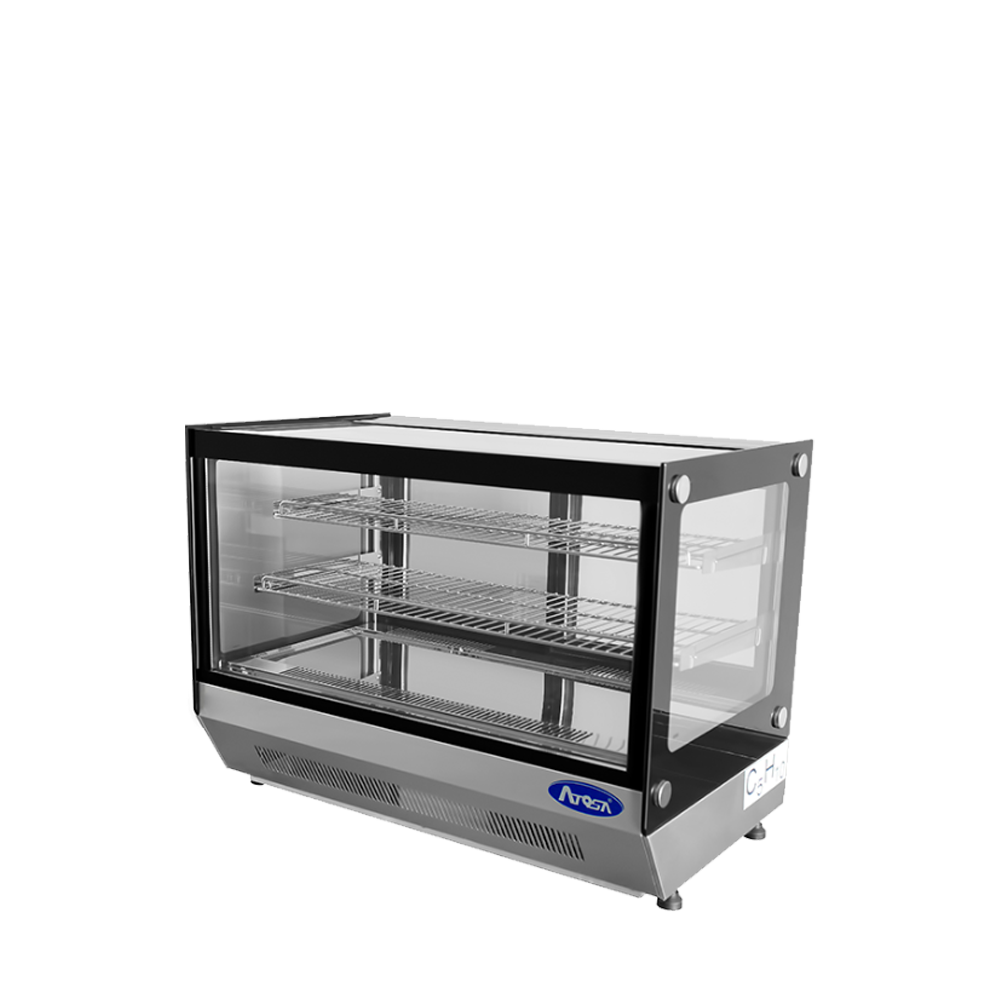 Atosa CRDS-56 — Countertop Refrigerated Square Display Case (5.6 cu ft)