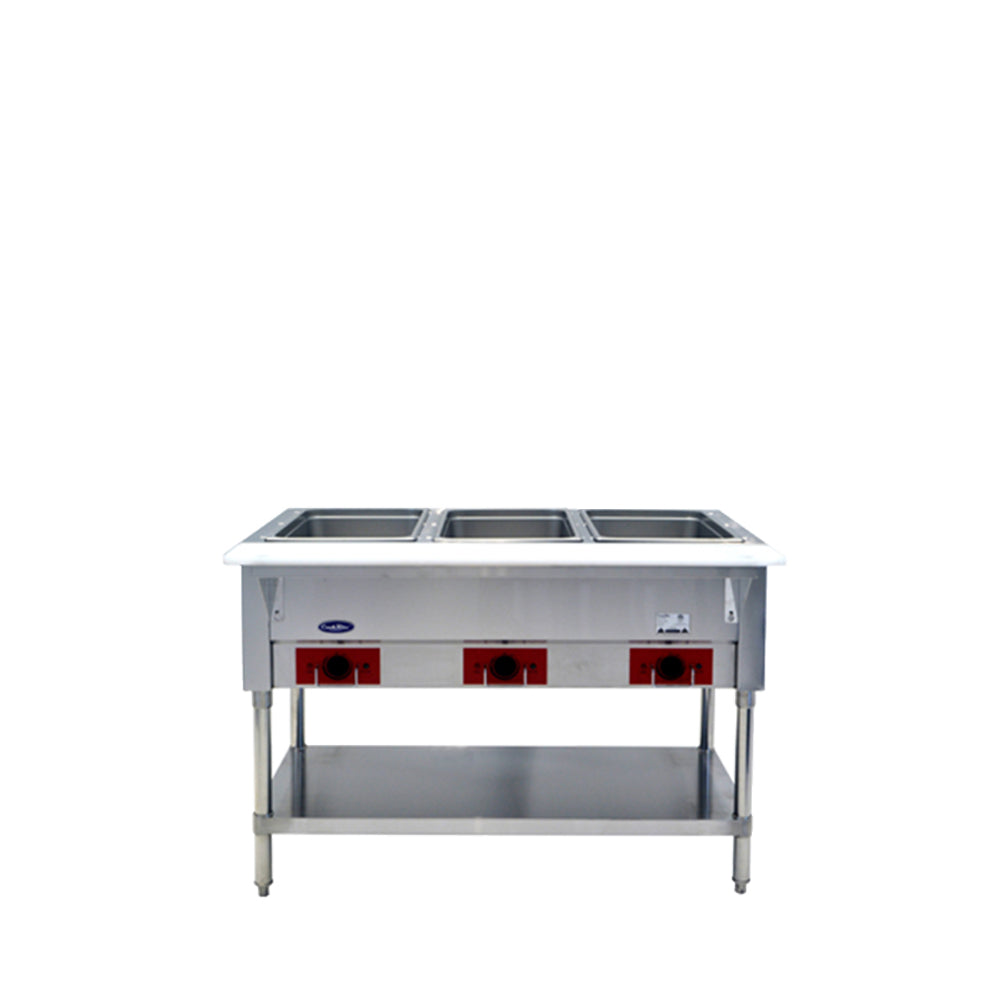 Atosa CSTEA-3C — 3 Open Well Electric Steam Table