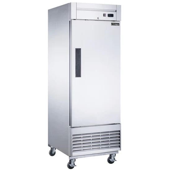 Dukers D28R Single Door Commercial Refrigerator in Stainless Steel