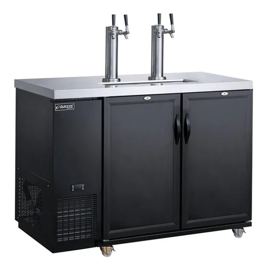 Dukers DKB60-M2 Dual Tap Kegerator Beer Dispenser