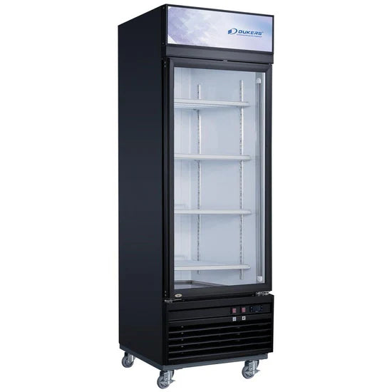 Dukers DSM-15F Commercial Single Glass Swing Door Merchandiser Freezer