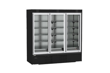 Hydra-Kool HK-DT-80-S Dual-Temperature Display Case – Freezer & Refrigerator, 78", Self-Contained