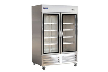 Axis IB54FG 2-Door Commercial Freezer – Stainless Steel, Bottom Mount