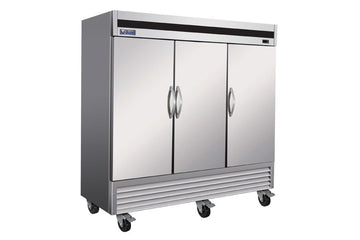 Axis IB81R Triple Door Commercial Refrigerator – Stainless Steel
