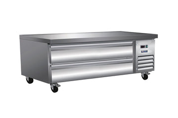 IKON ICBR-62 Refrigerated Cold Base – Stainless Steel, 4" Casters