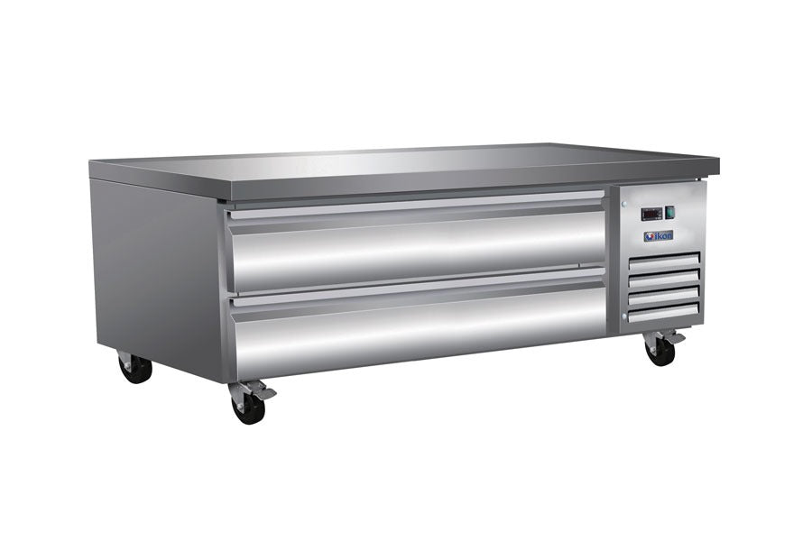 IKON ICBR-62 Refrigerated Cold Base – Stainless Steel, 4" Casters