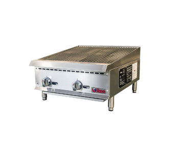 IKON IRB-24 Radiant Broiler – 24” Width, 35,000 BTU, Stainless Steel, Natural or LP Gas