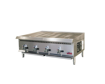 IKON IRB-48 Radiant Broiler – 48” Width, 35,000 BTU, Stainless Steel, Natural or LP Gas