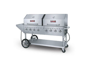 IKON IRBQ-60 Full Stainless Steel Outdoor Gas Grill – 8 Burners, 120,000 BTU
