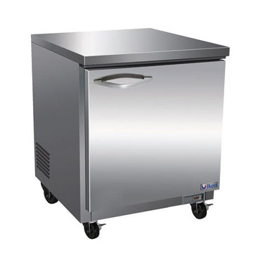 IKON IUC28R Single-Door Commercial Refrigerator – Stainless Steel, 2.5" Casters