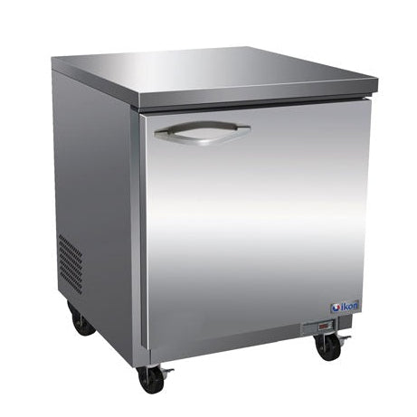 IKON IUC28R Single-Door Commercial Refrigerator – Stainless Steel, 2.5" Casters