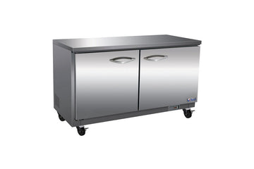 IKON IUC36R Double-Door Commercial Refrigerator – Stainless Steel, 2.5" Casters