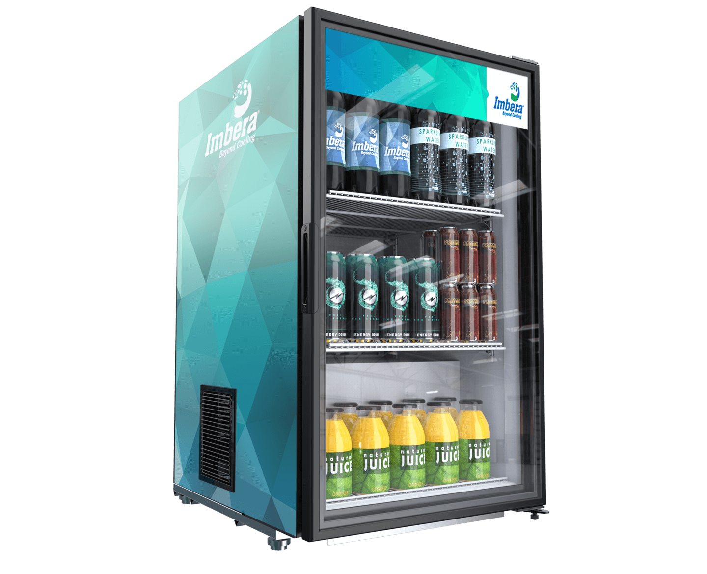 Imbera VR06 HC 21" One Section Glass Door Merchandiser - (1) Right Hinge Door, 115v