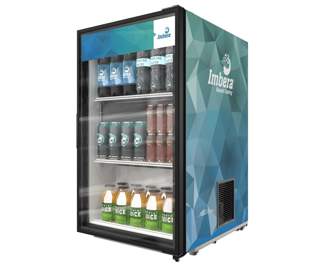 Imbera VR06 HC 21" One Section Glass Door Merchandiser - (1) Right Hinge Door, 115v