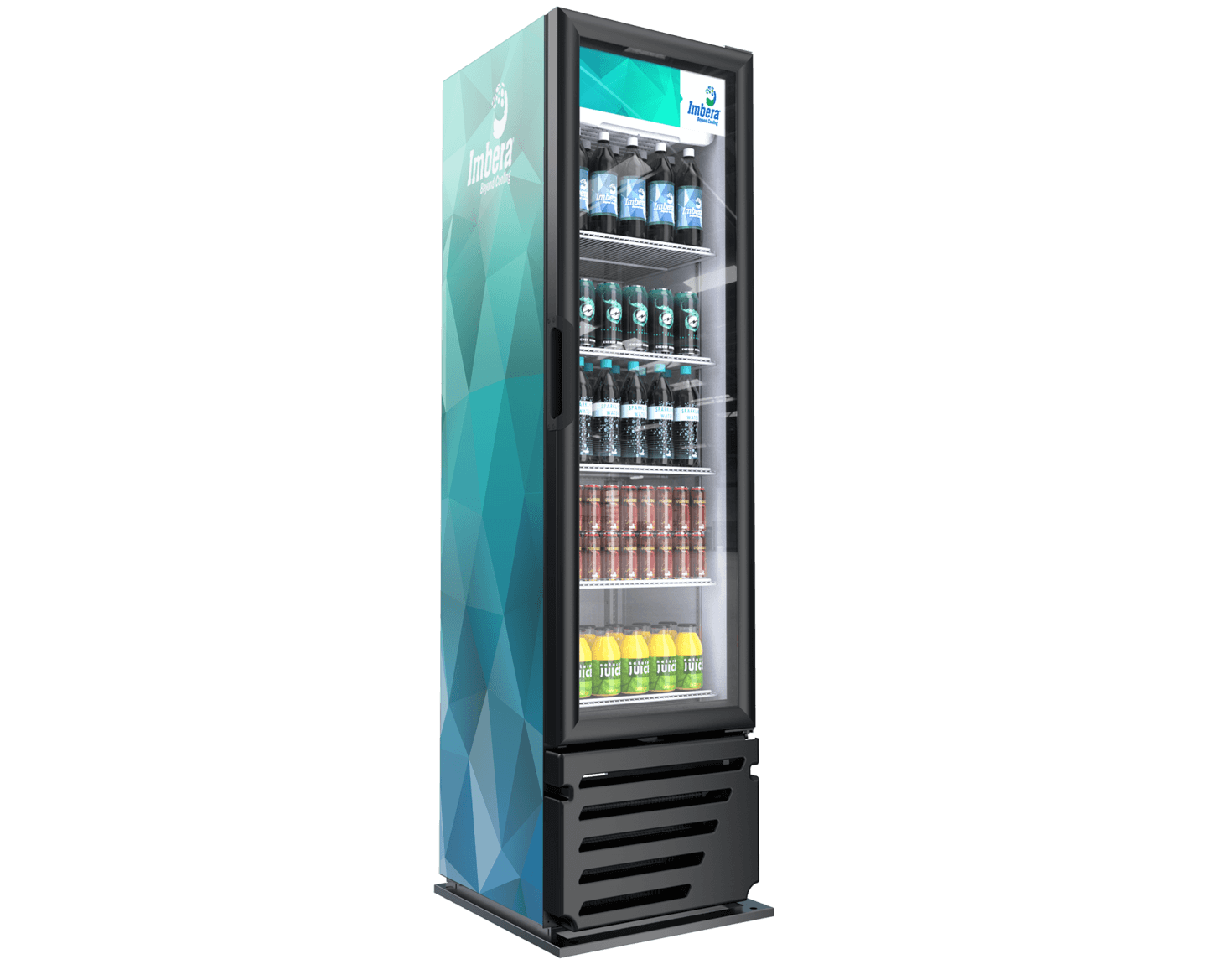 Imbera VR08 HC One Section Glass Door Merchandiser - (1) Right Hinge Door, 115v