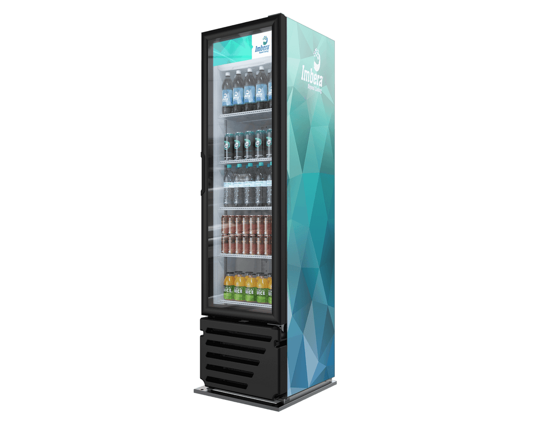 Imbera VR08 HC One Section Glass Door Merchandiser - (1) Right Hinge Door, 115v