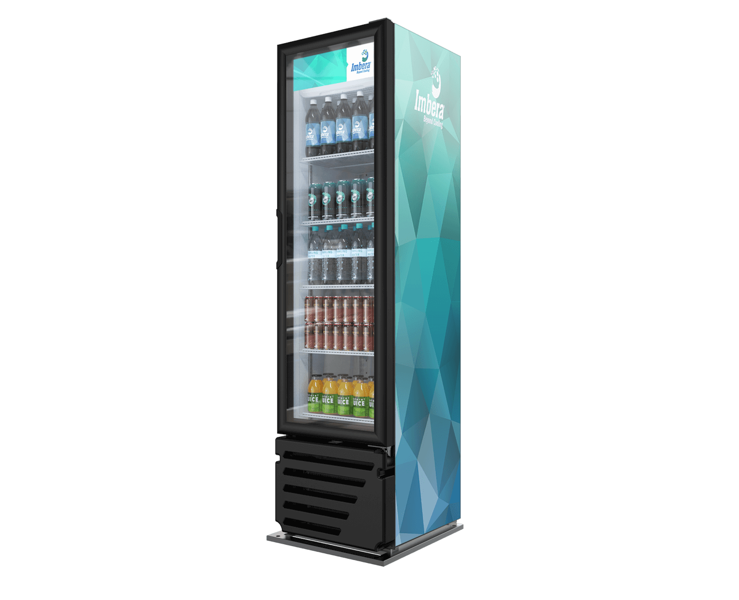 Imbera VR08 HC One Section Glass Door Merchandiser - (1) Right Hinge Door, 115v