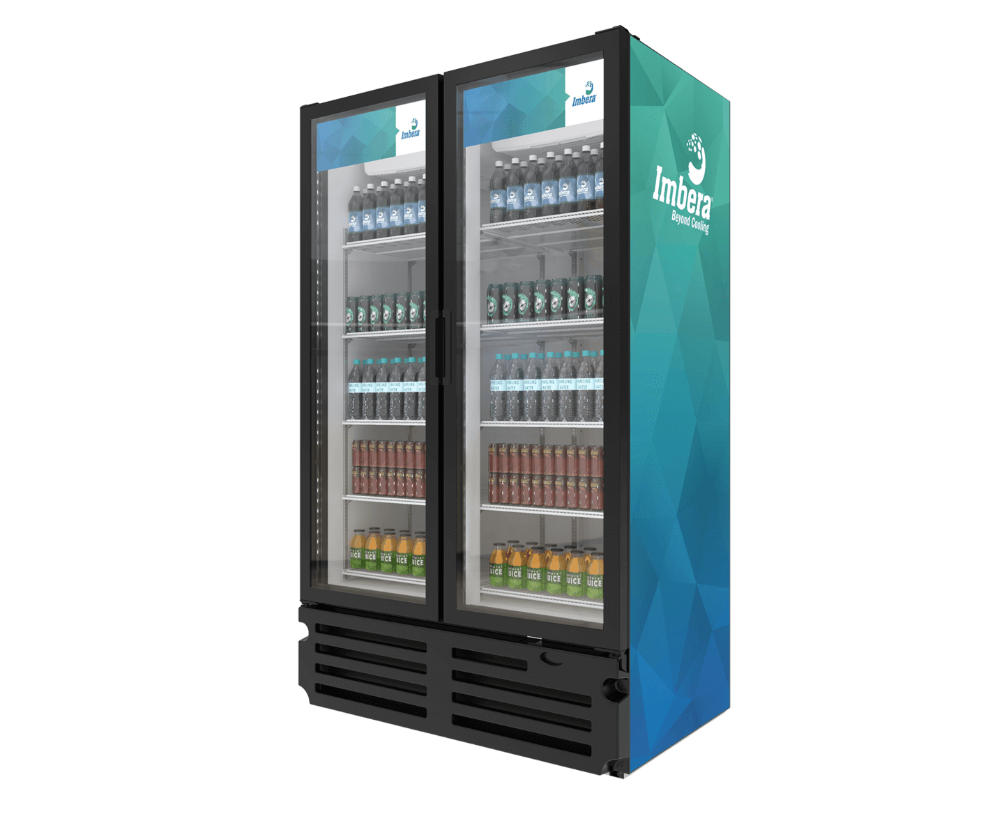 Imber VRD37 HC BW SD 47.38'' Section Refrigerated Glass Door Merchandiser