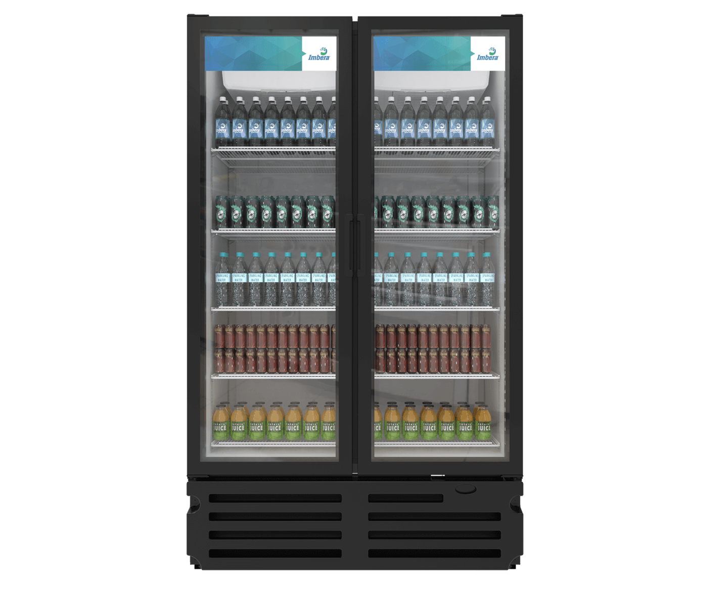 Imber VRD37 HC BW SD 47.38'' Section Refrigerated Glass Door Merchandiser