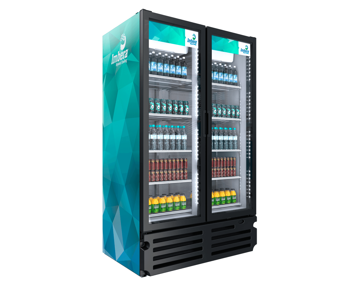 Imber VRD37 HC BW SD 47.38'' Section Refrigerated Glass Door Merchandiser