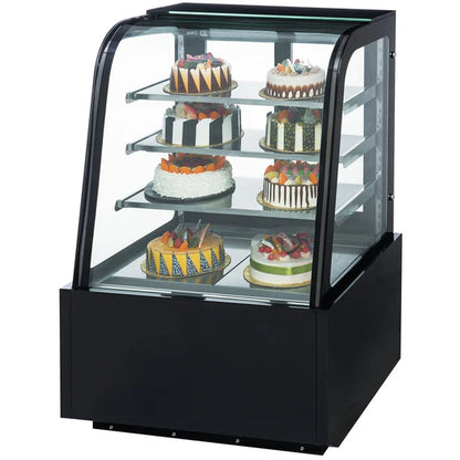 Dukers DDM36R-CB Curved Glass 36" Cake Showcase