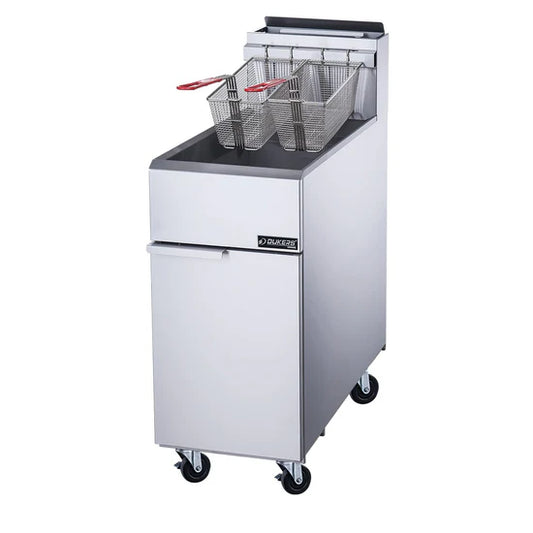 Dukers DCF4-LPG Liquid Propane Gas Fryer with 4 Tube Burners